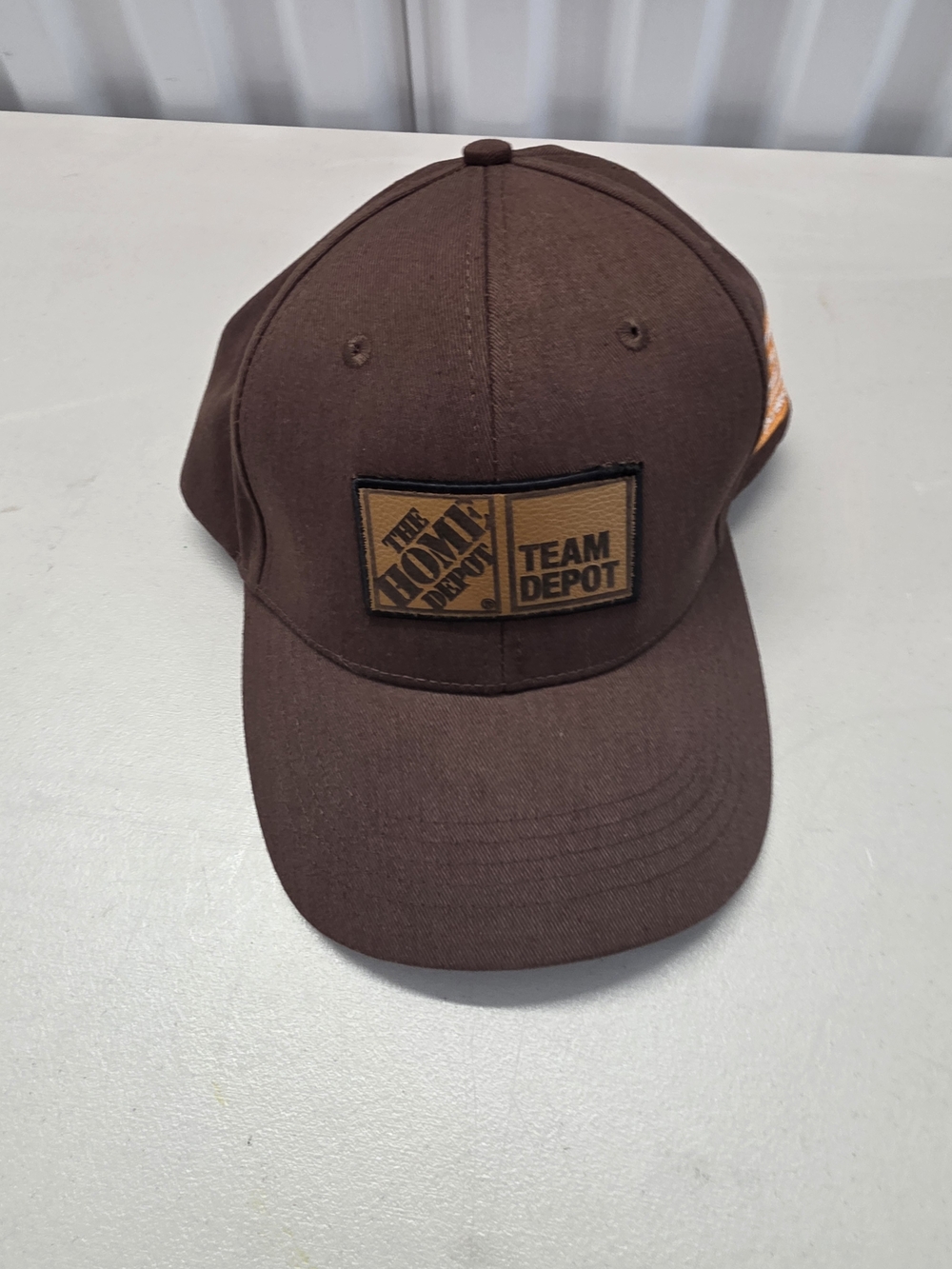 Home Depot Team Depot Foundation Hat Brown Snapback Leatherette